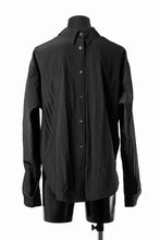 画像をギャラリービューアに読み込む, A.F ARTEFACT BACK FACE SHIRTS / WOOL NYLON (BLACK)