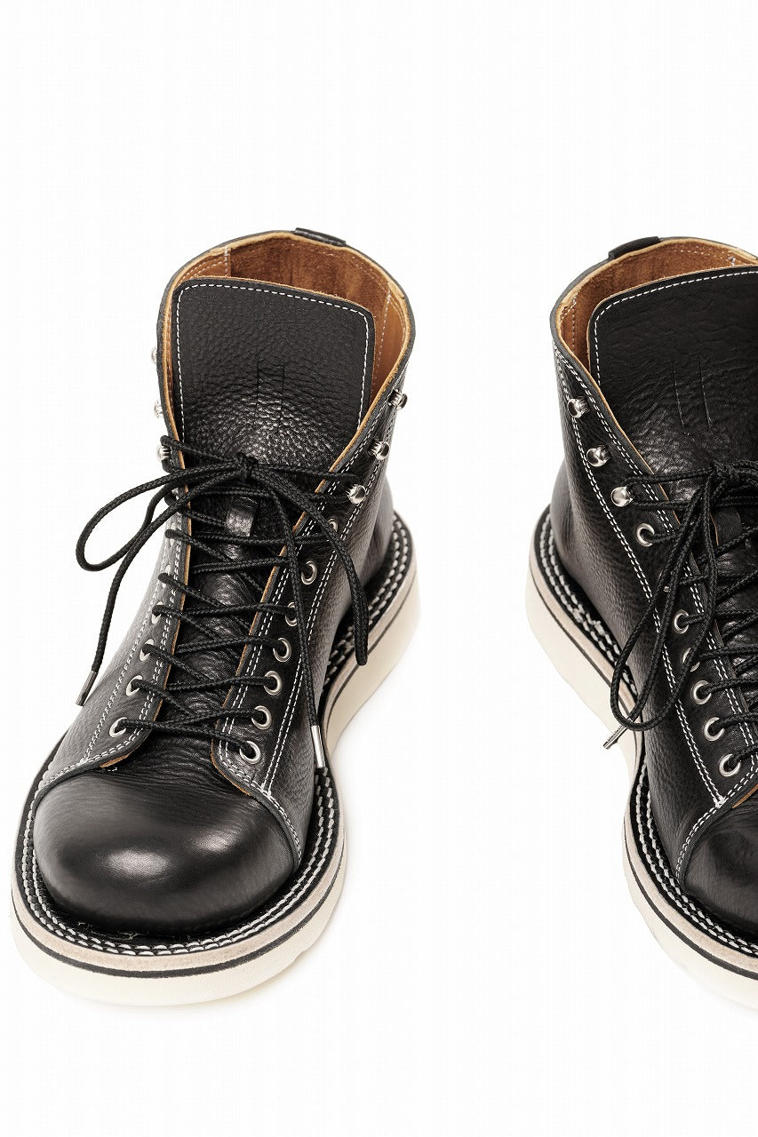 画像をギャラリービューアに読み込む, Portaille x LOOM exclusive MONKEY LACE UP SHOES / TOSCANO VOLANATO (BLACK x WHITE)