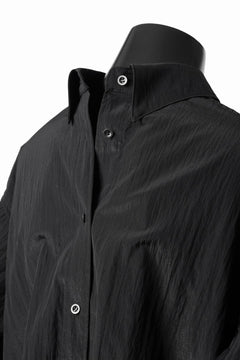 画像をギャラリービューアに読み込む, A.F ARTEFACT BACK FACE SHIRTS / WOOL NYLON (BLACK)