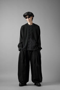 Load image into Gallery viewer, Professor.E DOUBLED BREASTED AGED KNIT (BLACK)