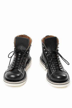 画像をギャラリービューアに読み込む, Portaille x LOOM exclusive MONKEY LACE UP SHOES / TOSCANO VOLANATO (BLACK x WHITE)
