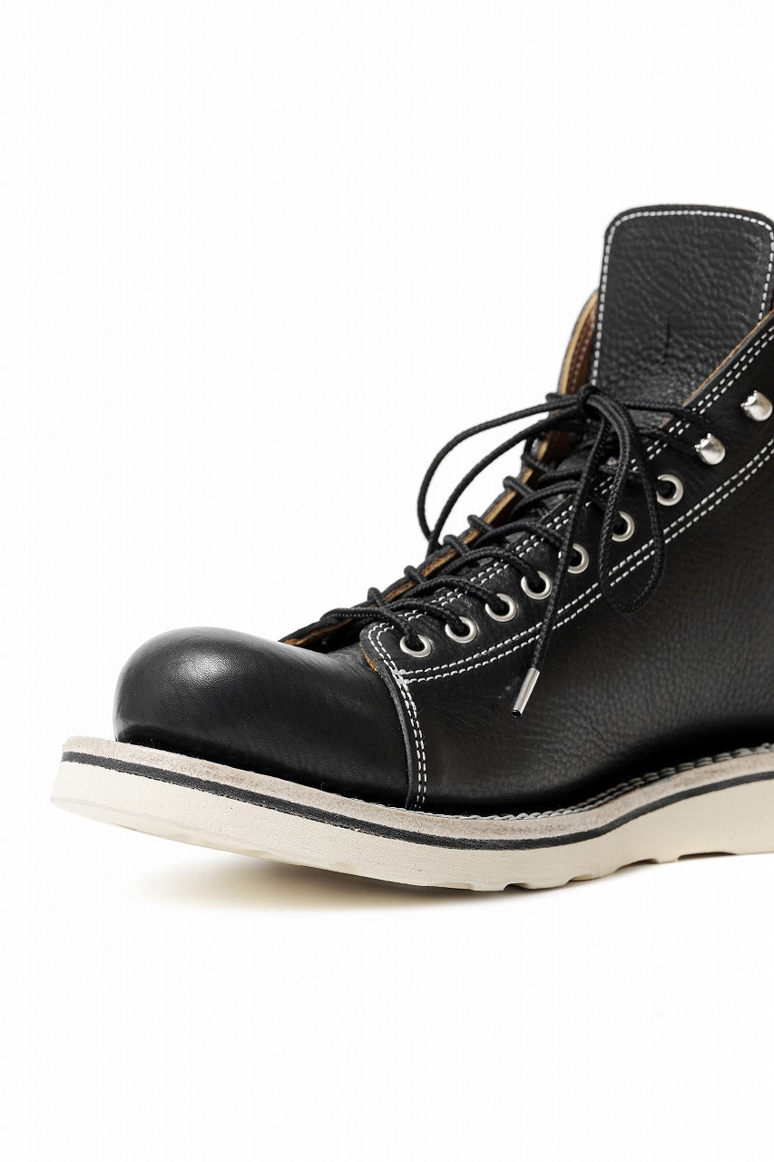 画像をギャラリービューアに読み込む, Portaille x LOOM exclusive MONKEY LACE UP SHOES / TOSCANO VOLANATO (BLACK x WHITE)