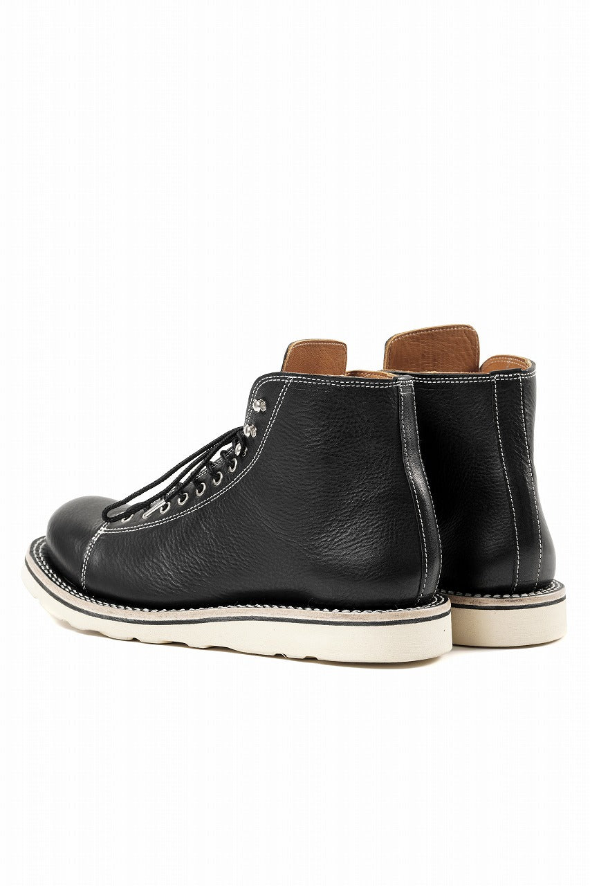 画像をギャラリービューアに読み込む, Portaille x LOOM exclusive MONKEY LACE UP SHOES / TOSCANO VOLANATO (BLACK x WHITE)