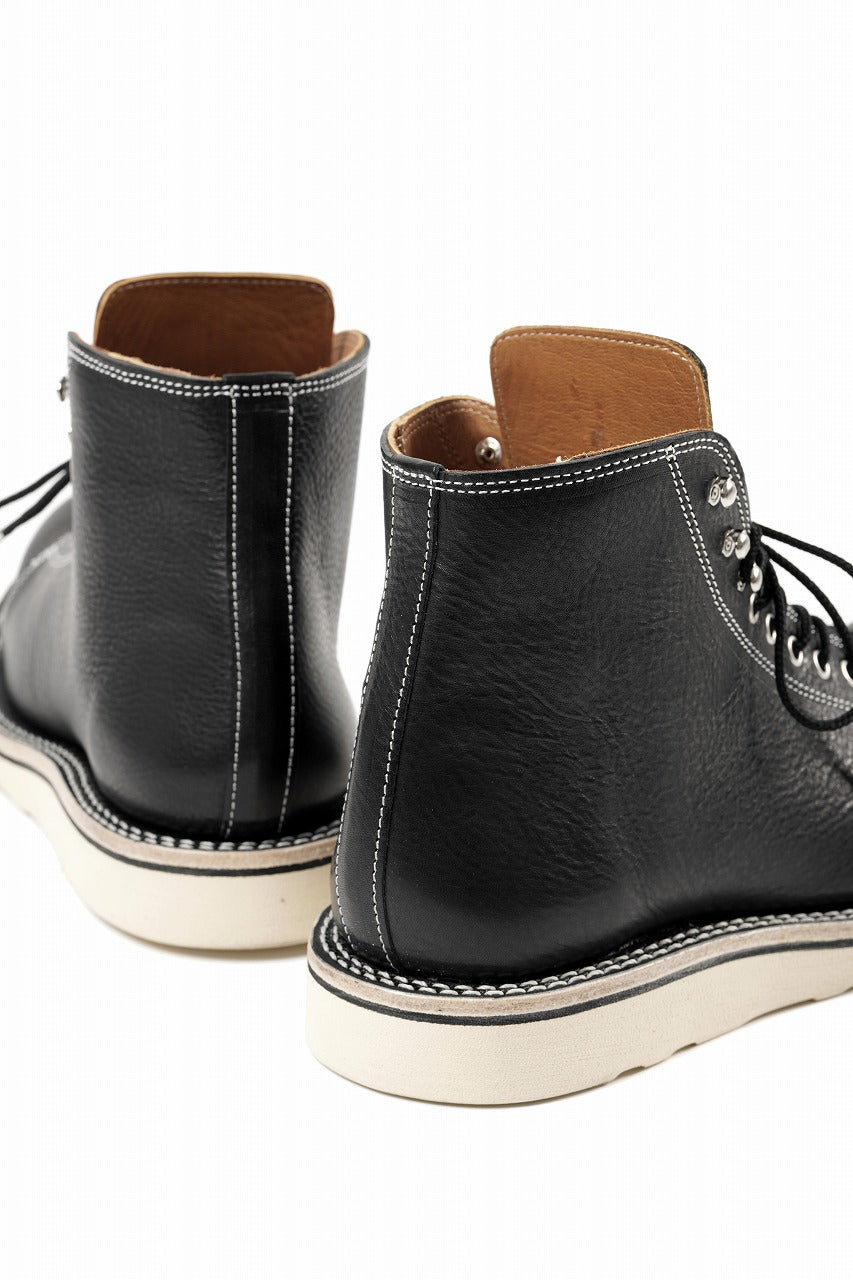 画像をギャラリービューアに読み込む, Portaille x LOOM exclusive MONKEY LACE UP SHOES / TOSCANO VOLANATO (BLACK x WHITE)