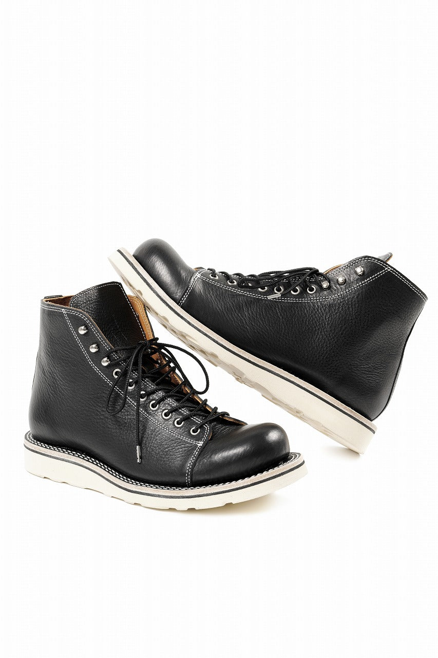 画像をギャラリービューアに読み込む, Portaille x LOOM exclusive MONKEY LACE UP SHOES / TOSCANO VOLANATO (BLACK x WHITE)