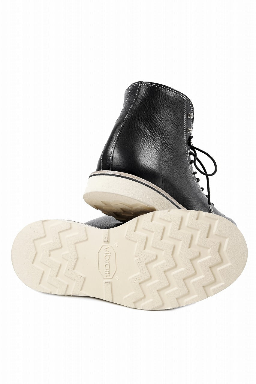 画像をギャラリービューアに読み込む, Portaille x LOOM exclusive MONKEY LACE UP SHOES / TOSCANO VOLANATO (BLACK x WHITE)