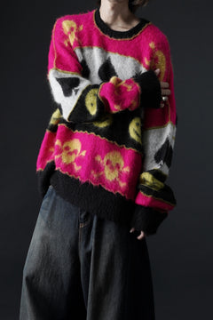 画像をギャラリービューアに読み込む, ISABEL BENENATO Wool Jacquarrd Intarsia Knit Jumper (MIX)