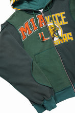 画像をギャラリービューアに読み込む, CHANGES REMAKE PANELED HOODIE (MULTI GREEN #B)