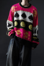 画像をギャラリービューアに読み込む, ISABEL BENENATO Wool Jacquarrd Intarsia Knit Jumper (MIX)