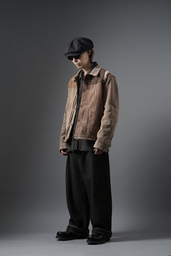 画像をギャラリービューアに読み込む, ierib exclusive Trucker Jacket /  Vintage SAKABUKURO (BROWN)