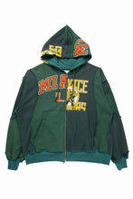 画像をギャラリービューアに読み込む, CHANGES REMAKE PANELED HOODIE (MULTI GREEN #B)