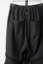 画像をギャラリービューアに読み込む, A.F ARTEFACT TUCK WIDE PANTS / TYPEWRITER COTTON CLOTH (BLACK)