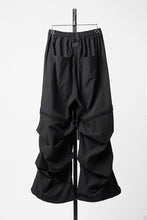 画像をギャラリービューアに読み込む, A.F ARTEFACT TUCK WIDE PANTS / TYPEWRITER COTTON CLOTH (BLACK)