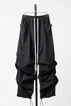 画像をギャラリービューアに読み込む, A.F ARTEFACT TUCK WIDE PANTS / TYPEWRITER COTTON CLOTH (BLACK)