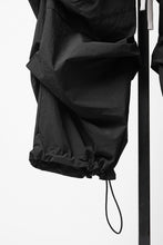 画像をギャラリービューアに読み込む, A.F ARTEFACT TUCK WIDE PANTS / TYPEWRITER COTTON CLOTH (BLACK)