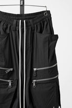 画像をギャラリービューアに読み込む, A.F ARTEFACT CARGO TUCK WIDE PANTS / TYPEWRITER COTTON CLOTH (BLACK)