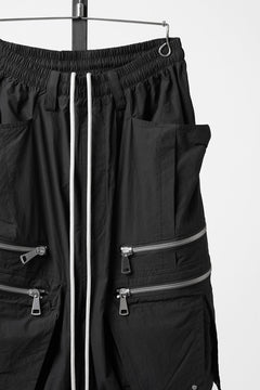画像をギャラリービューアに読み込む, A.F ARTEFACT CARGO TUCK WIDE PANTS / TYPEWRITER COTTON CLOTH (BLACK)