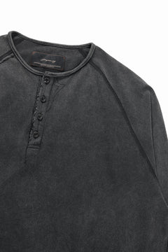 画像をギャラリービューアに読み込む, Professor.E HENLEY L/S TEE (COLD DYED GREY)