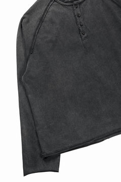 画像をギャラリービューアに読み込む, Professor.E HENLEY L/S TEE (COLD DYED GREY)