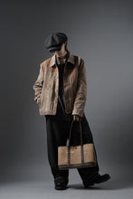 画像をギャラリービューアに読み込む, ierib exclusive Trucker Jacket /  Vintage SAKABUKURO (BROWN)