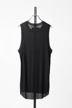 画像をギャラリービューアに読み込む, A.F ARTEFACT RIB LONG TANK TOP (BLACK)