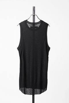 画像をギャラリービューアに読み込む, A.F ARTEFACT RIB LONG TANK TOP (BLACK)