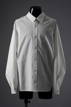 画像をギャラリービューアに読み込む, A.F ARTEFACT BACK FACE SHIRTS / ORGANIC COTTON (WHITE)