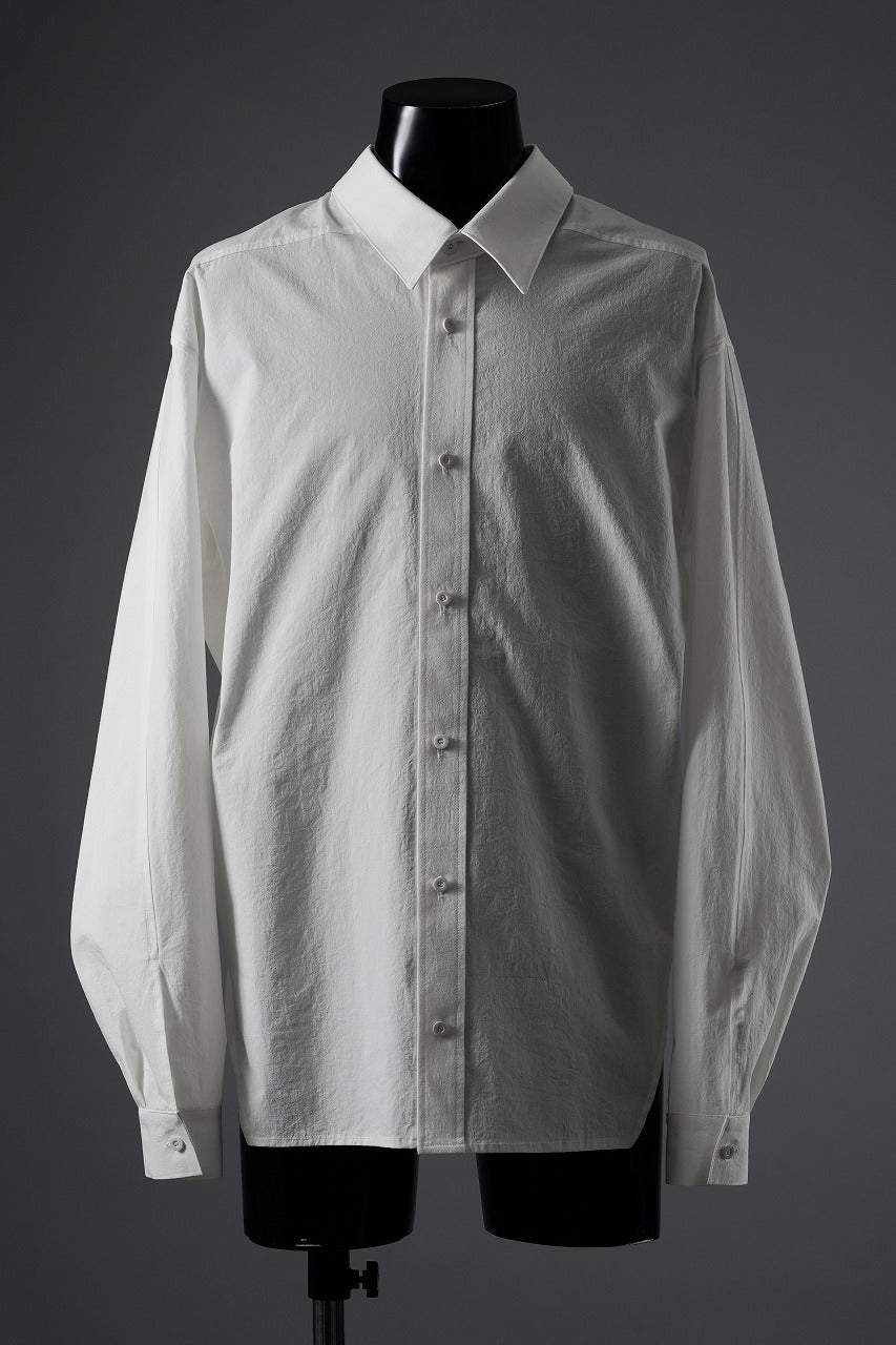 画像をギャラリービューアに読み込む, A.F ARTEFACT BACK FACE SHIRTS / ORGANIC COTTON (WHITE)