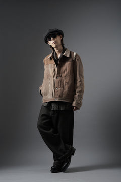 画像をギャラリービューアに読み込む, ierib exclusive Trucker Jacket /  Vintage SAKABUKURO (BROWN)