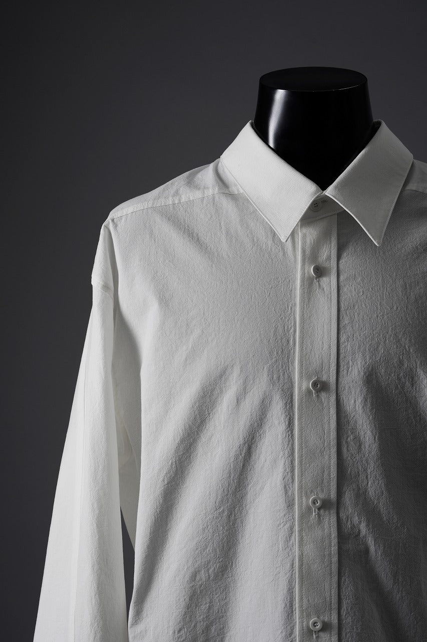 画像をギャラリービューアに読み込む, A.F ARTEFACT BACK FACE SHIRTS / ORGANIC COTTON (WHITE)