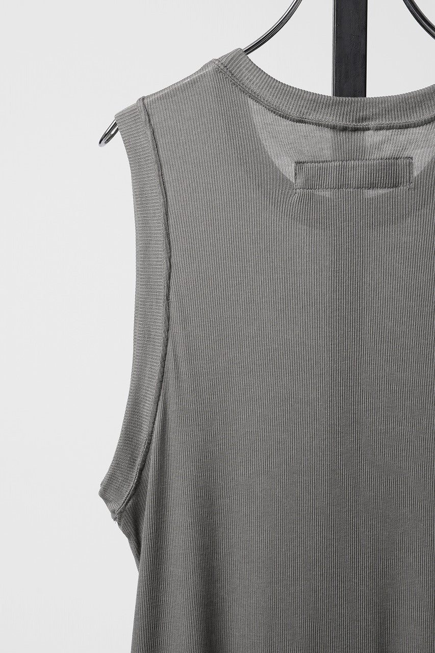 画像をギャラリービューアに読み込む, A.F ARTEFACT RIB LONG TANK TOP (GREY)