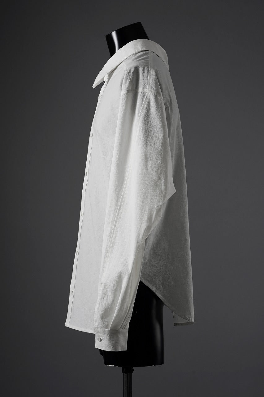 画像をギャラリービューアに読み込む, A.F ARTEFACT BACK FACE SHIRTS / ORGANIC COTTON (WHITE)