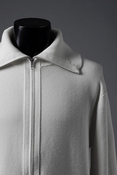 画像をギャラリービューアに読み込む, entire studios KNIT ZIP UP JACKET (IVORY)