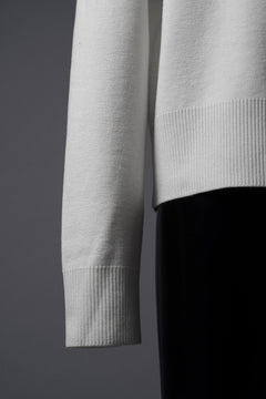 画像をギャラリービューアに読み込む, entire studios KNIT ZIP UP JACKET (IVORY)