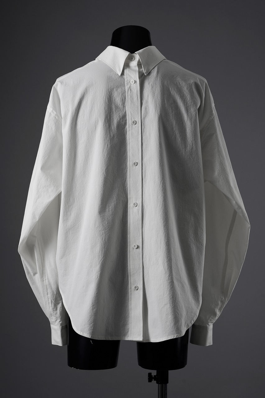 画像をギャラリービューアに読み込む, A.F ARTEFACT BACK FACE SHIRTS / ORGANIC COTTON (WHITE)