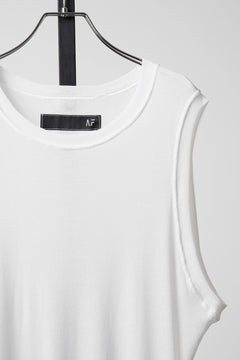 画像をギャラリービューアに読み込む, A.F ARTEFACT RIB LONG TANK TOP (WHITE)