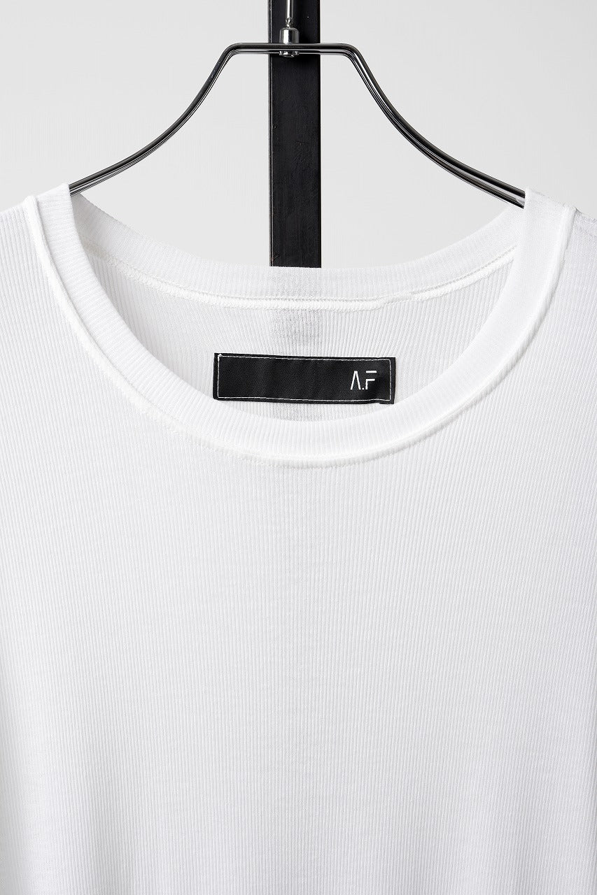 画像をギャラリービューアに読み込む, A.F ARTEFACT RIB LONG TANK TOP (WHITE)