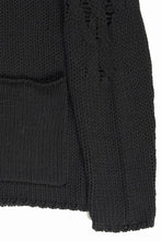画像をギャラリービューアに読み込む, Professor.E KNIT CARDIGAN (BLACK)