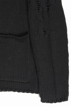 画像をギャラリービューアに読み込む, Professor.E KNIT CARDIGAN (BLACK)