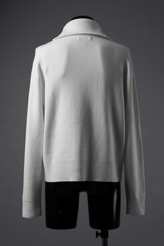 画像をギャラリービューアに読み込む, entire studios KNIT ZIP UP JACKET (IVORY)