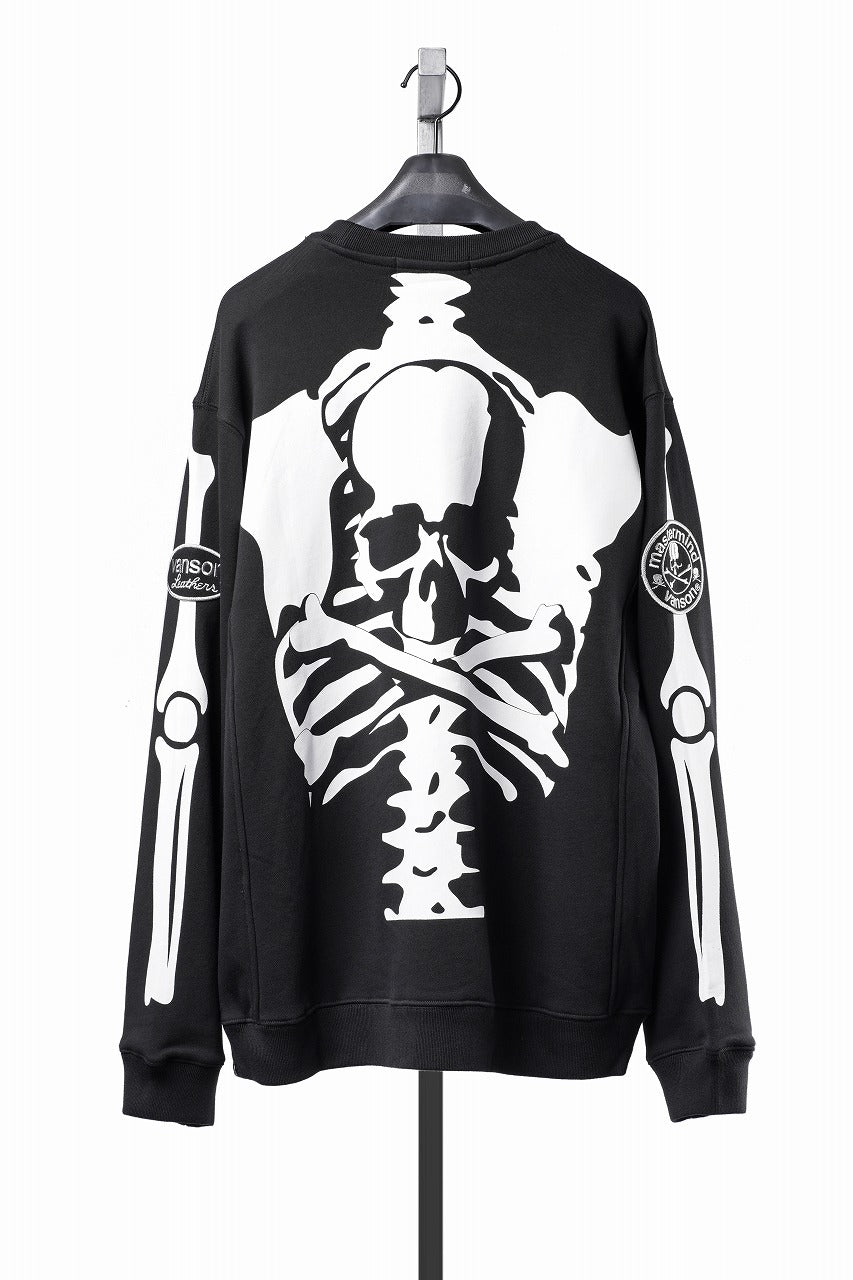 Load image into Gallery viewer, MASTERMIND WORLD x VANSON CREWNECK SWEATSHIRT REGULAR-FIT (BLACK)