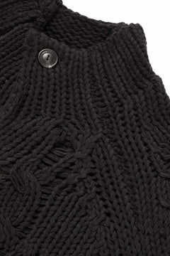 画像をギャラリービューアに読み込む, Professor.E KNIT CARDIGAN (BLACK)