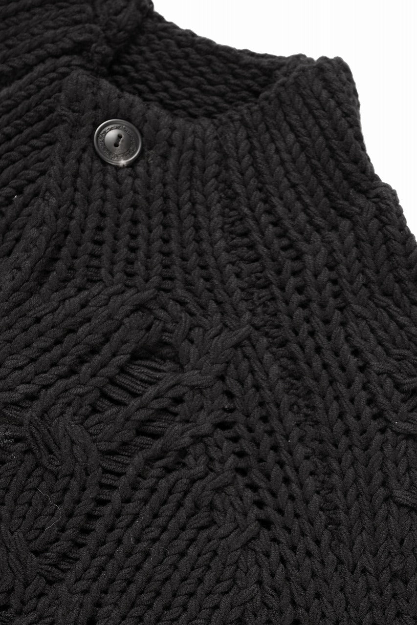 画像をギャラリービューアに読み込む, Professor.E KNIT CARDIGAN (BLACK)