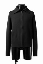 画像をギャラリービューアに読み込む, entire studios KNIT ZIP UP JACKET (BLACK)