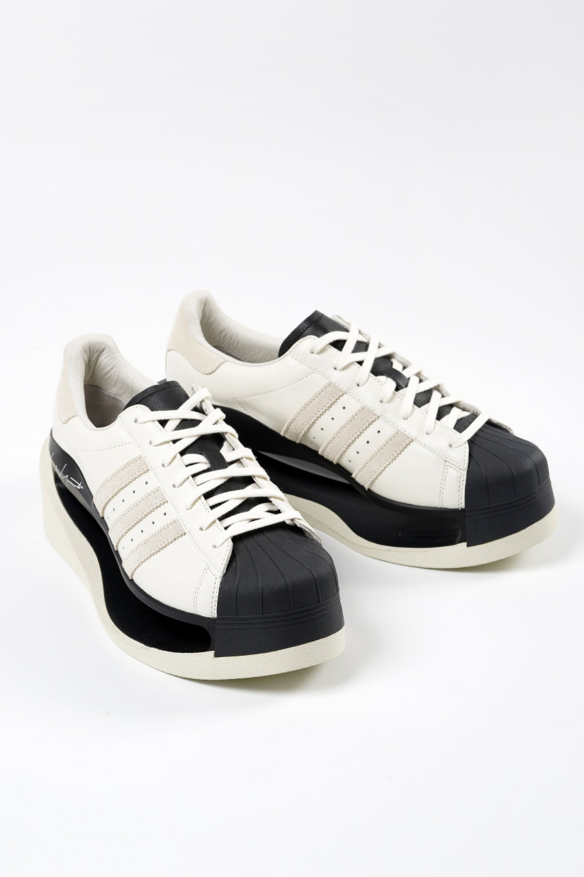 Load image into Gallery viewer, Y-3 Yohji Yamamoto GENDO SUPER STAR (OFF WHITE×ALUMINIUM×BLACK)