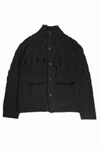 画像をギャラリービューアに読み込む, Professor.E KNIT CARDIGAN (BLACK)