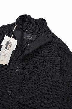 画像をギャラリービューアに読み込む, Professor.E KNIT CARDIGAN (BLACK)