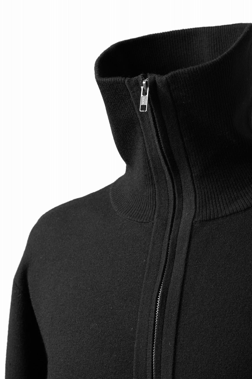 画像をギャラリービューアに読み込む, entire studios KNIT ZIP UP JACKET (BLACK)