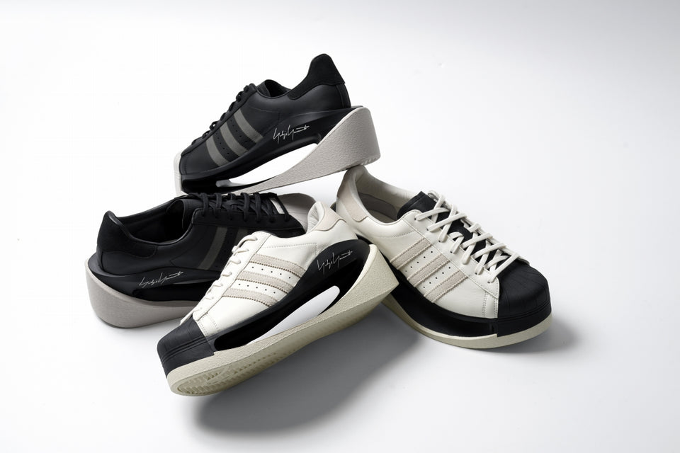 Load image into Gallery viewer, Y-3 Yohji Yamamoto GENDO SUPER STAR (OFF WHITE×ALUMINIUM×BLACK)