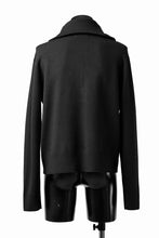 画像をギャラリービューアに読み込む, entire studios KNIT ZIP UP JACKET (BLACK)